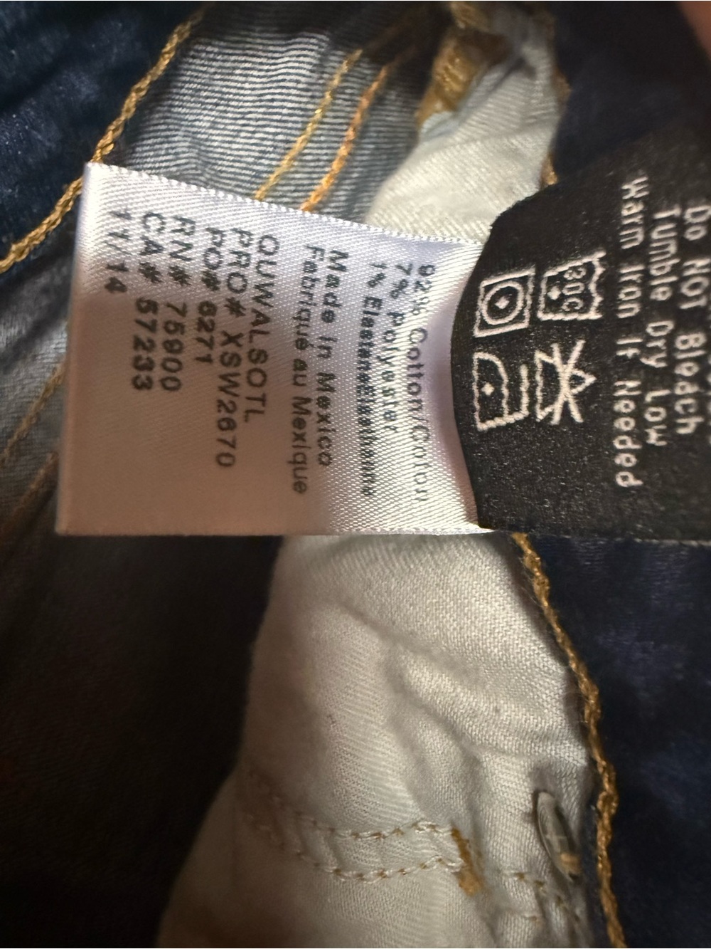 Big Star Faded Blue Denim Cutoff Shorts - Picture 7 of 7